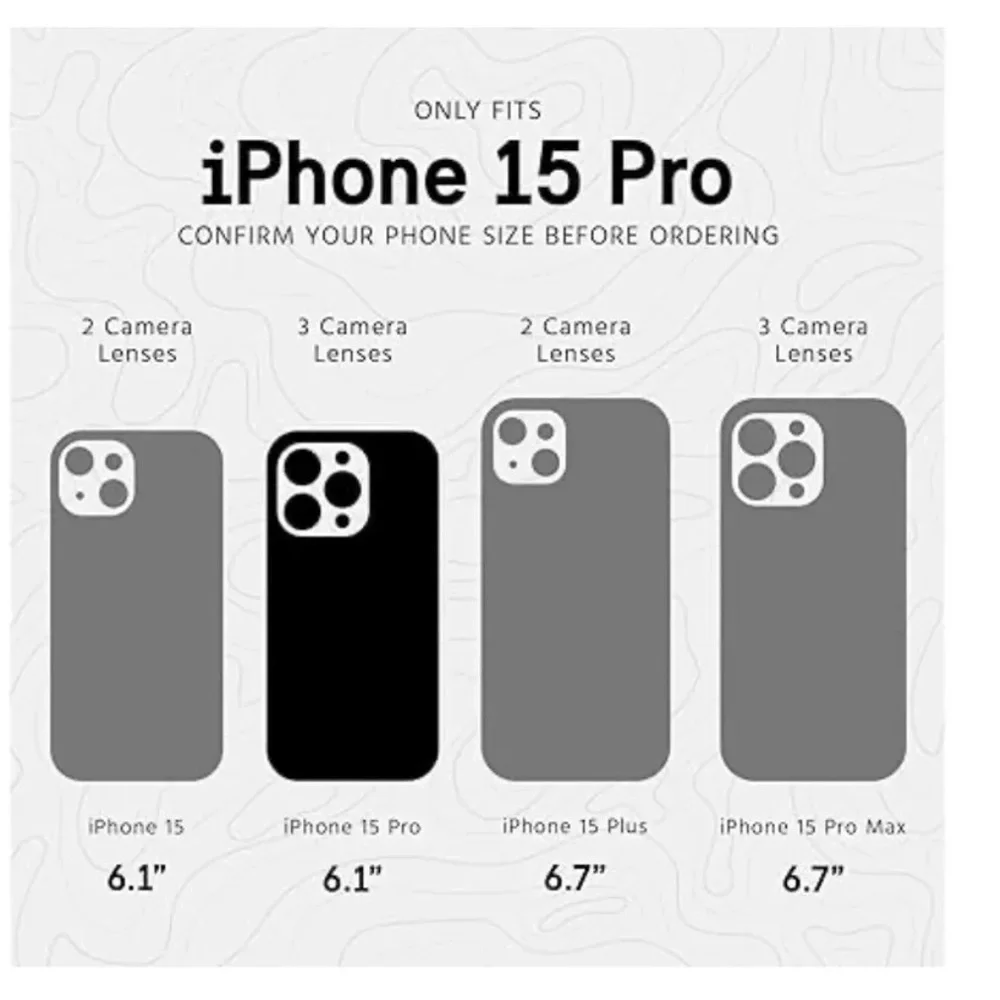 Pelican Shield Apple iPhone 15 Pro MagSafe Compatible Case with Holster - Black